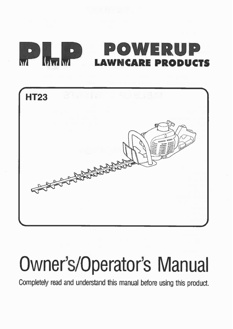 PLP HT23 Owner's/operator's manual