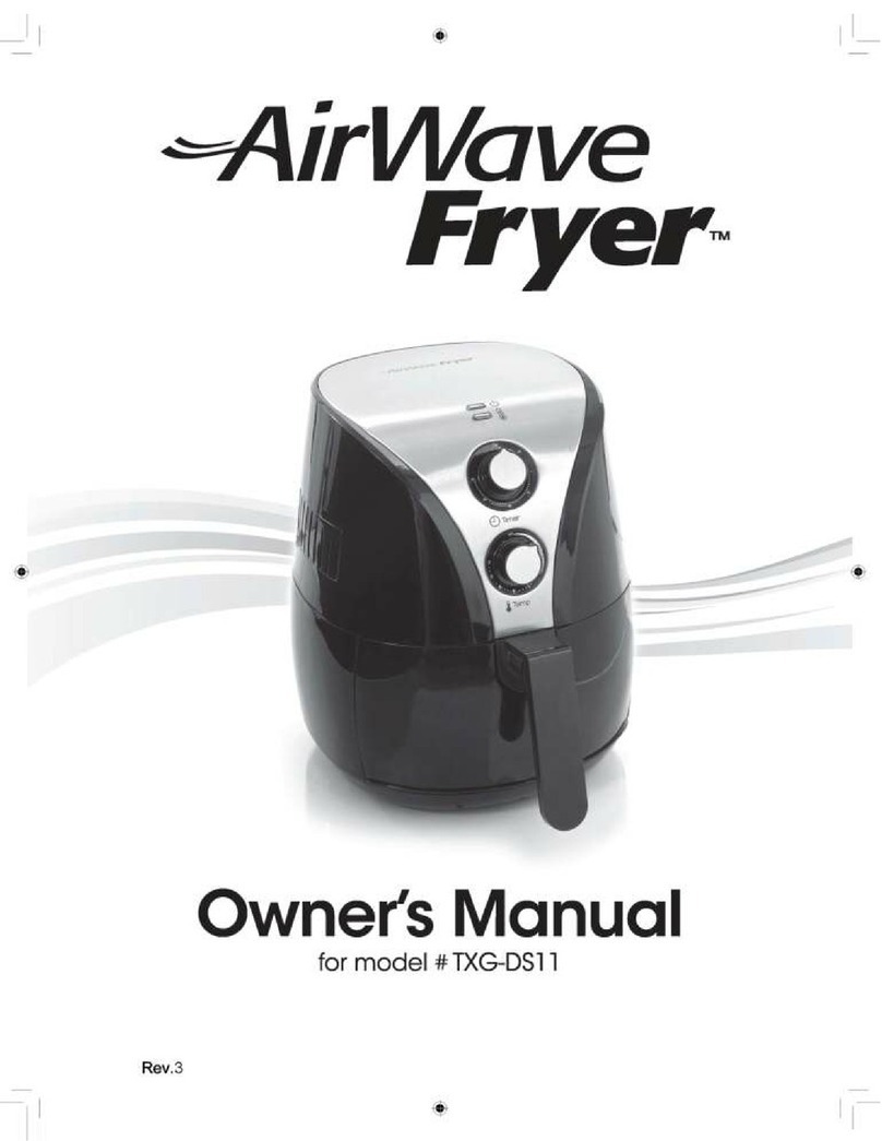 AirWave Fryer TXG-DS11 owner's manual