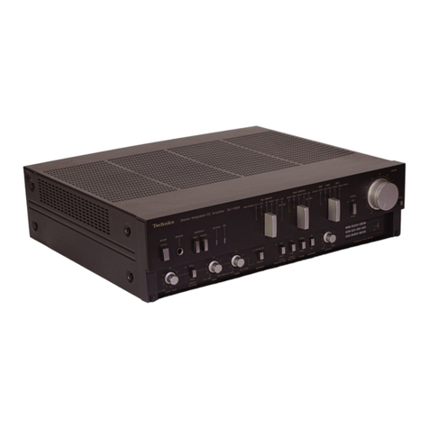 Technics su-v909 User manual