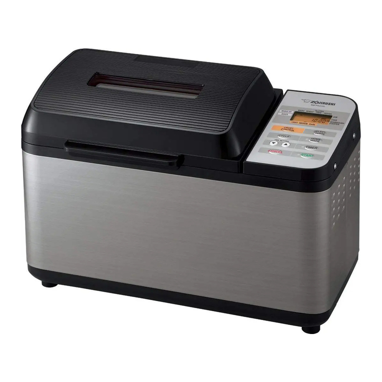 Zojirushi Home Bakery Virtuoso BB-PAC20 Quick guide