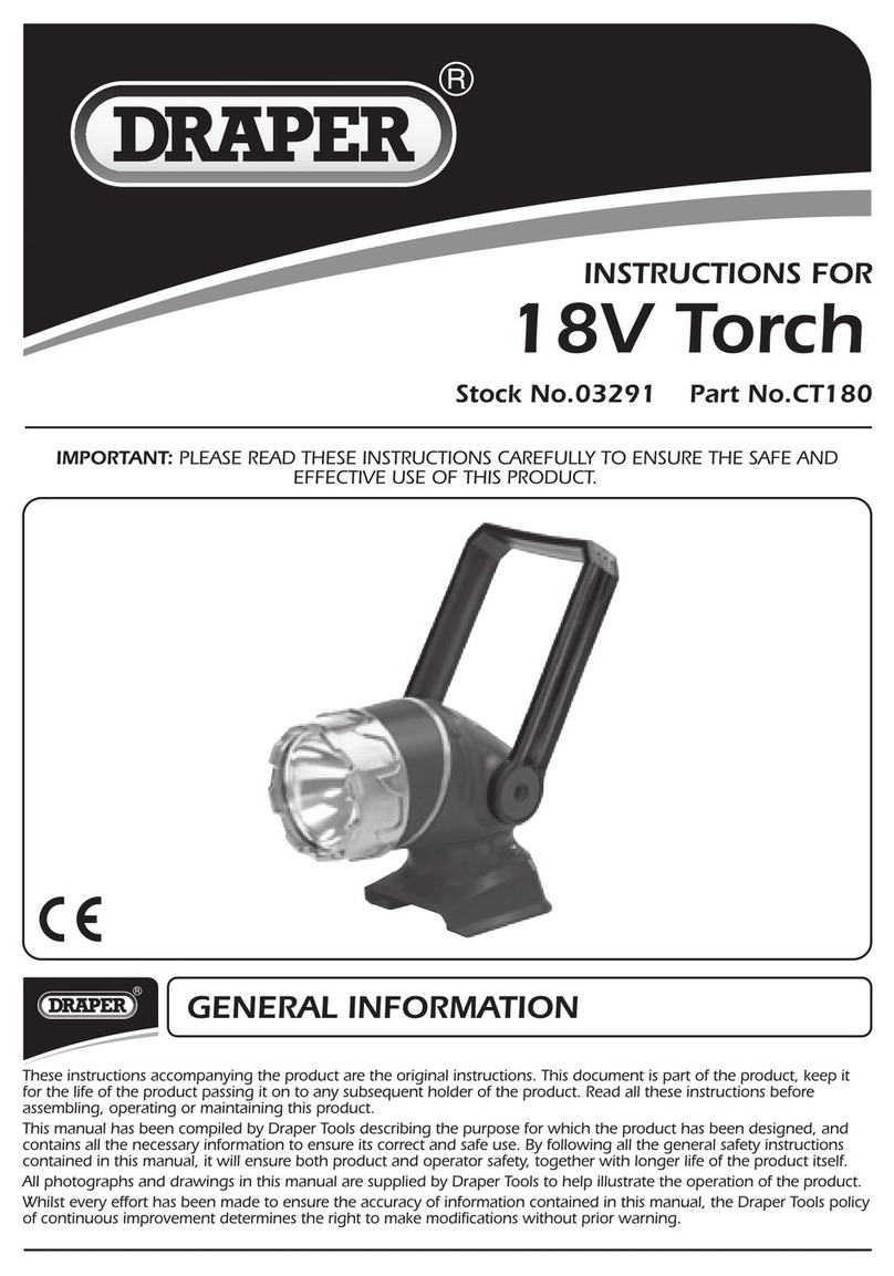 Draper CT180 instructions