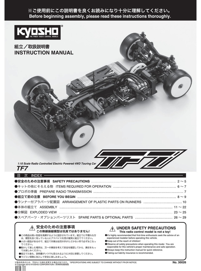 Kyosho TF7 User manual