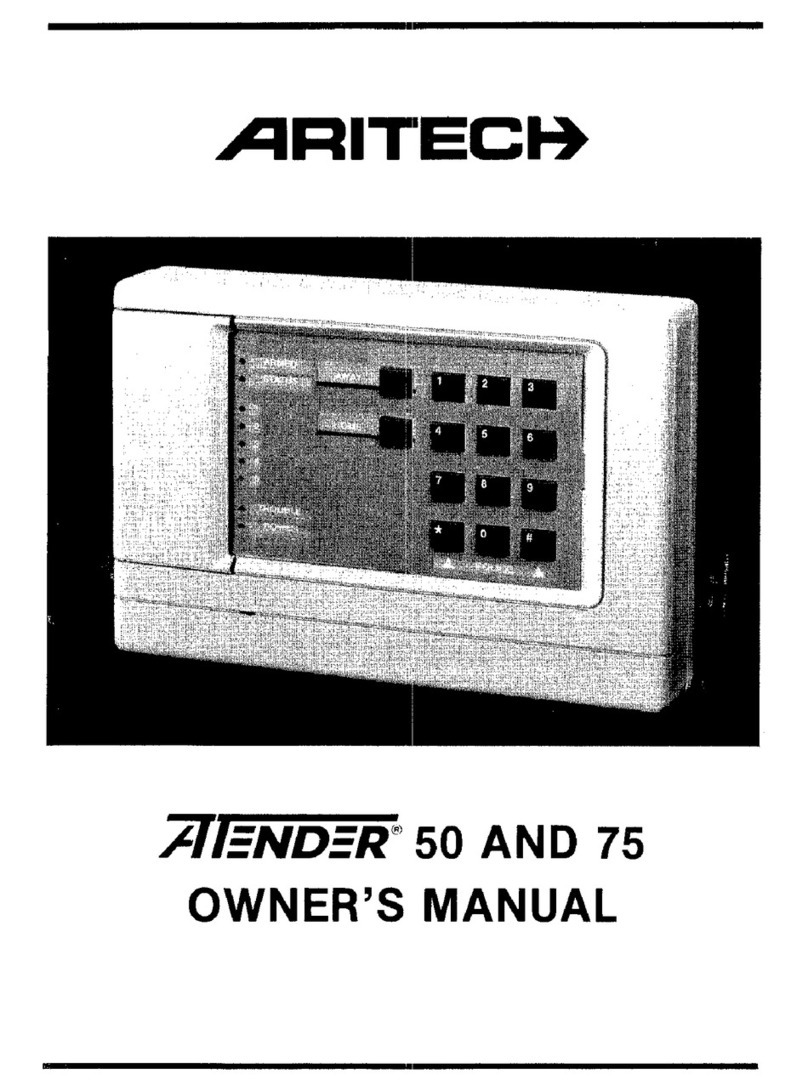 Aritech Attender 50 User manual