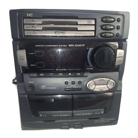 JVC MX-D401T User manual