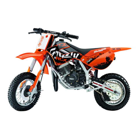 Malaguti Grizzly Minicross RCX/12 50CC User manual Malaguti Grizzly Minicross RCX/12 50CC User manual