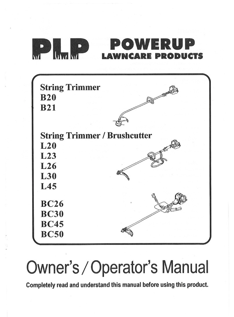 PLP B20 Owner's/operator's manual