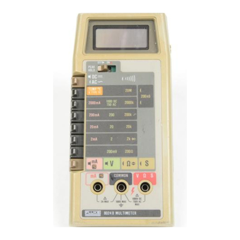 Fluke 8024B instruction manual