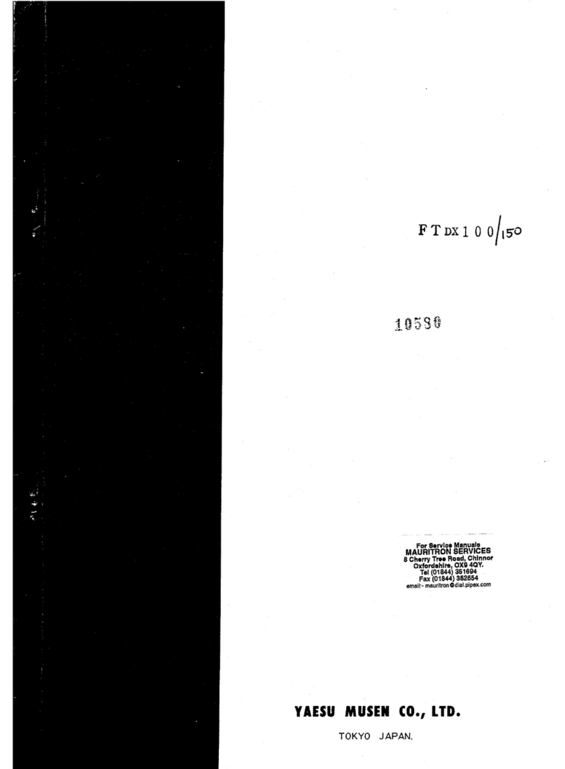 Yaesu FT-DX100 user manual