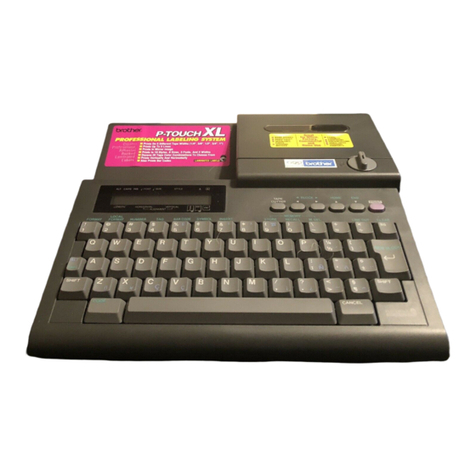 Brother P-Touch XL User manual