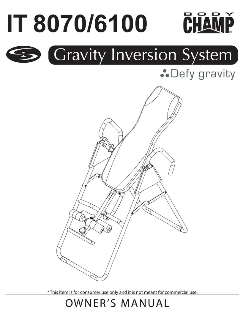 Body Champ IT8070 owner's manual