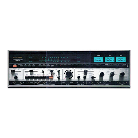 Kenwood KR-6170 User manual Kenwood KR-6170 User manual