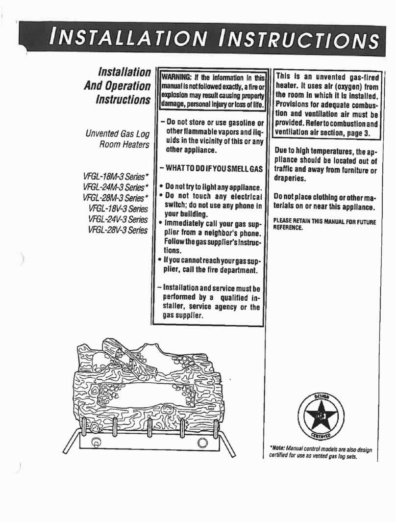 Nordyne VFGL-18M-3 Series installation instructions