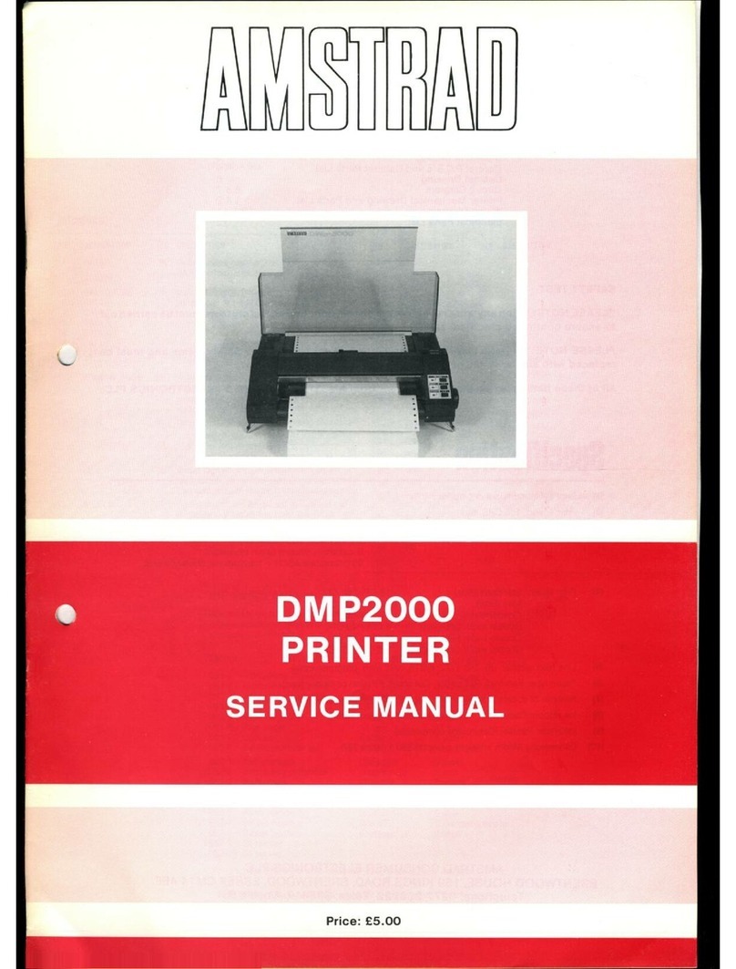 AMSTRAD DMP2000 User manual