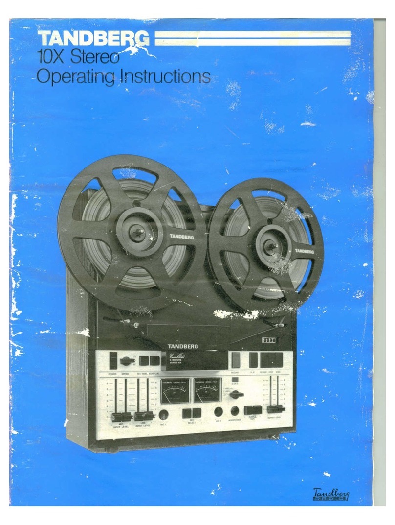 TANDBERG 10X User manual TANDBERG 10X User manual