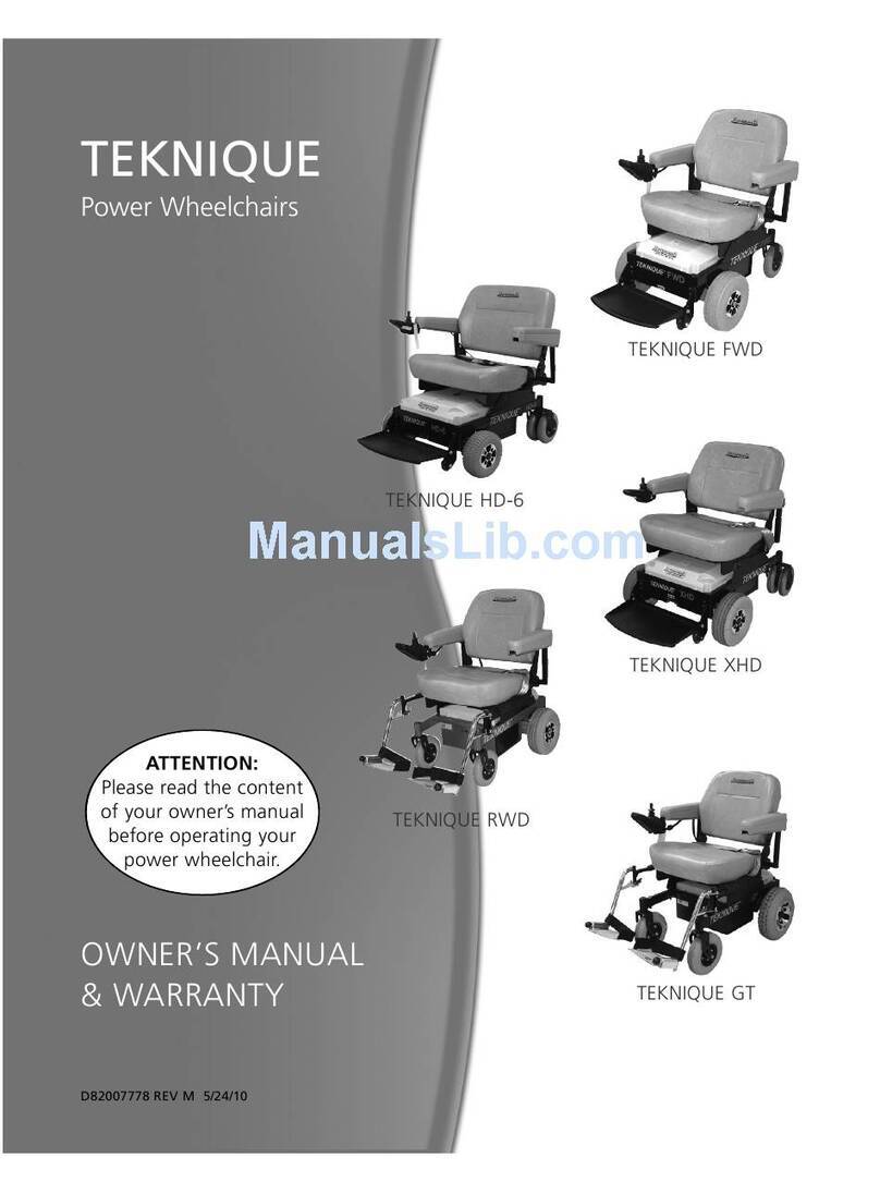 Hoveround Teknique FWD User manual