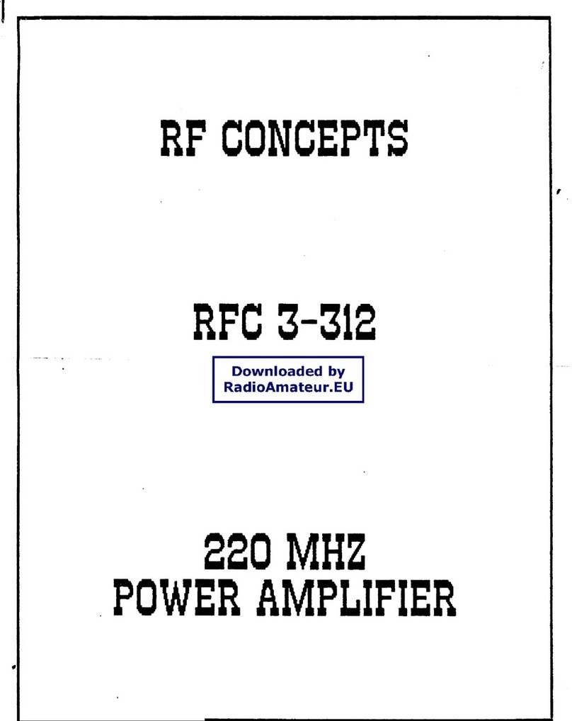 RF Concepts RFC 3-312 user manual