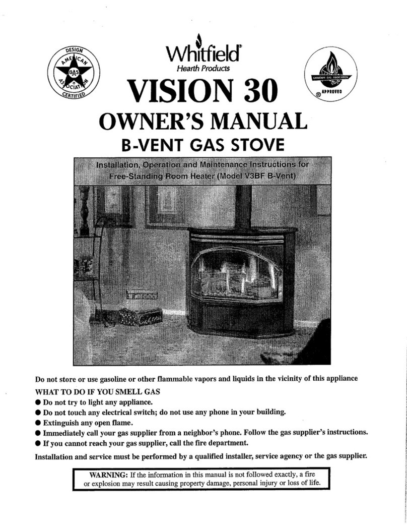Whitfield VISION 30 User manual