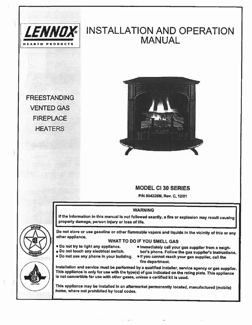 Lennox CI 30 series User manual