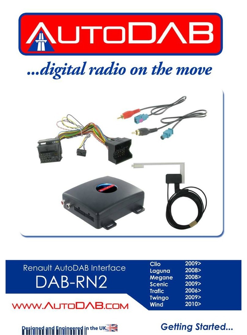 AutoDab DAB-RN2 user manual