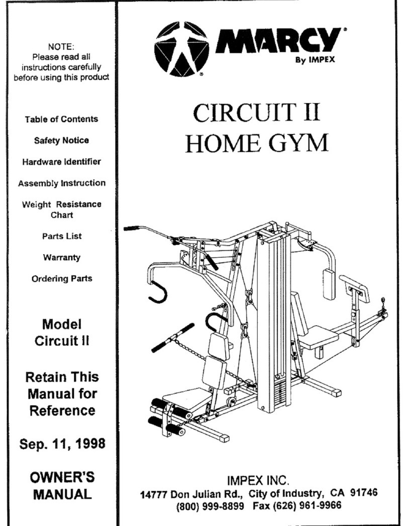 Marcy circuit ii User manual