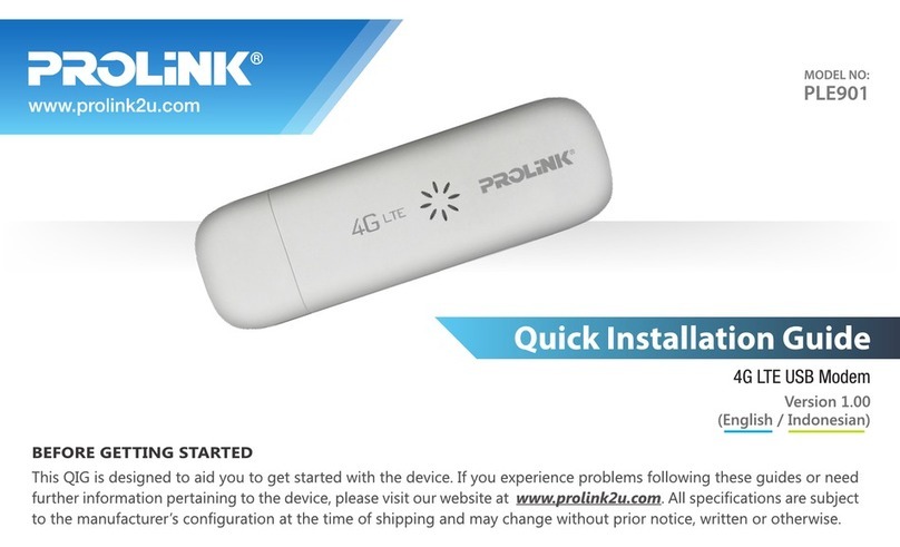 PROLiNK PLE901 User manual PROLiNK PLE901 User manual