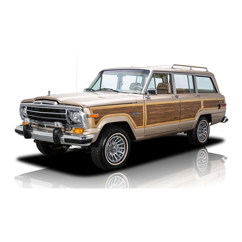Jeep grand wagoneer 1989 User manual