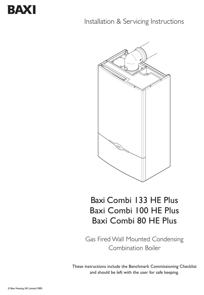 Baxi Combi 133 HE Plus Installation & servicing instructions