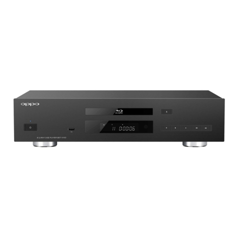 Oppo BDT-101CI Installer manual