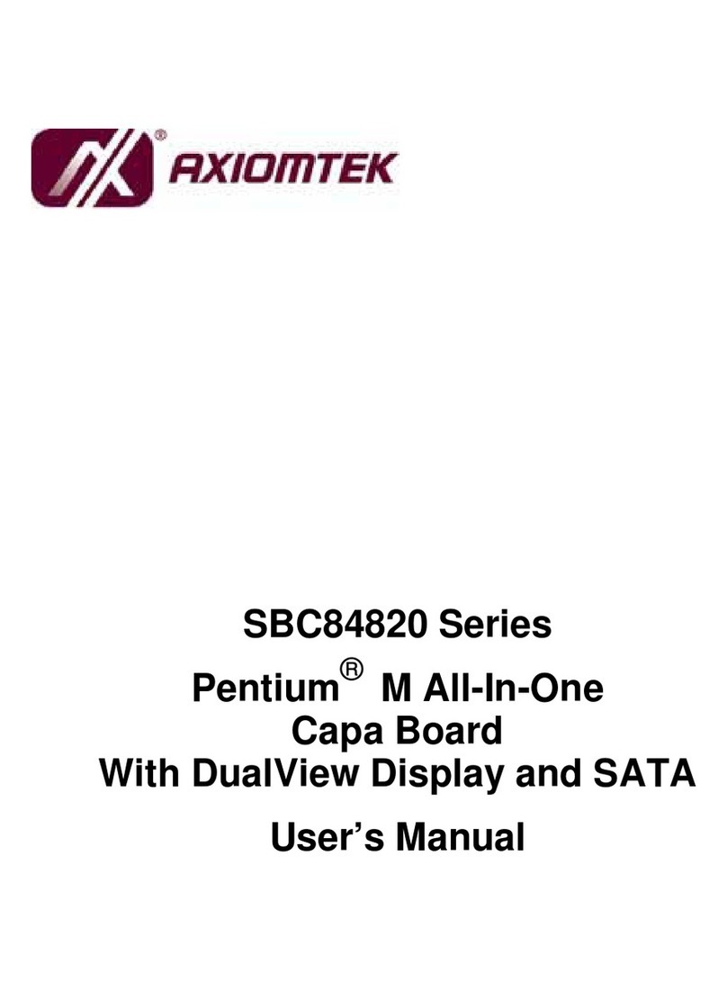 AXIOMTEK SBC84820 Series User manual