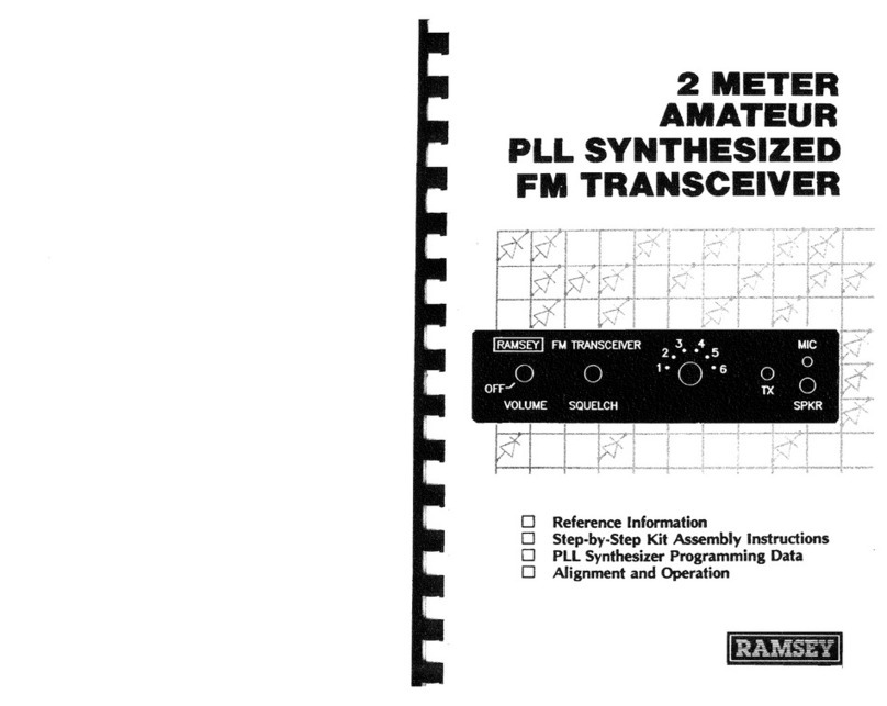 Ramsey Electronics FTR-146 Kit assembly and instruction manual Ramsey Electronics FTR-146 Kit assembly and instruction manual