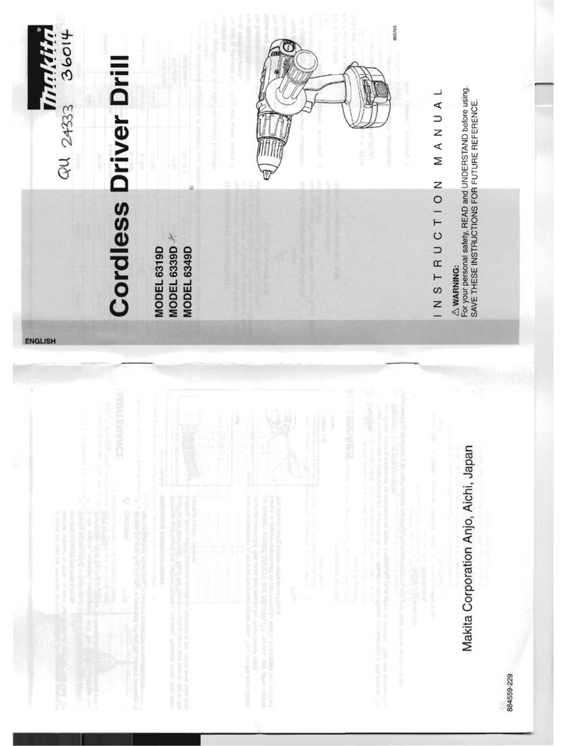 Makita 6319D instruction manual