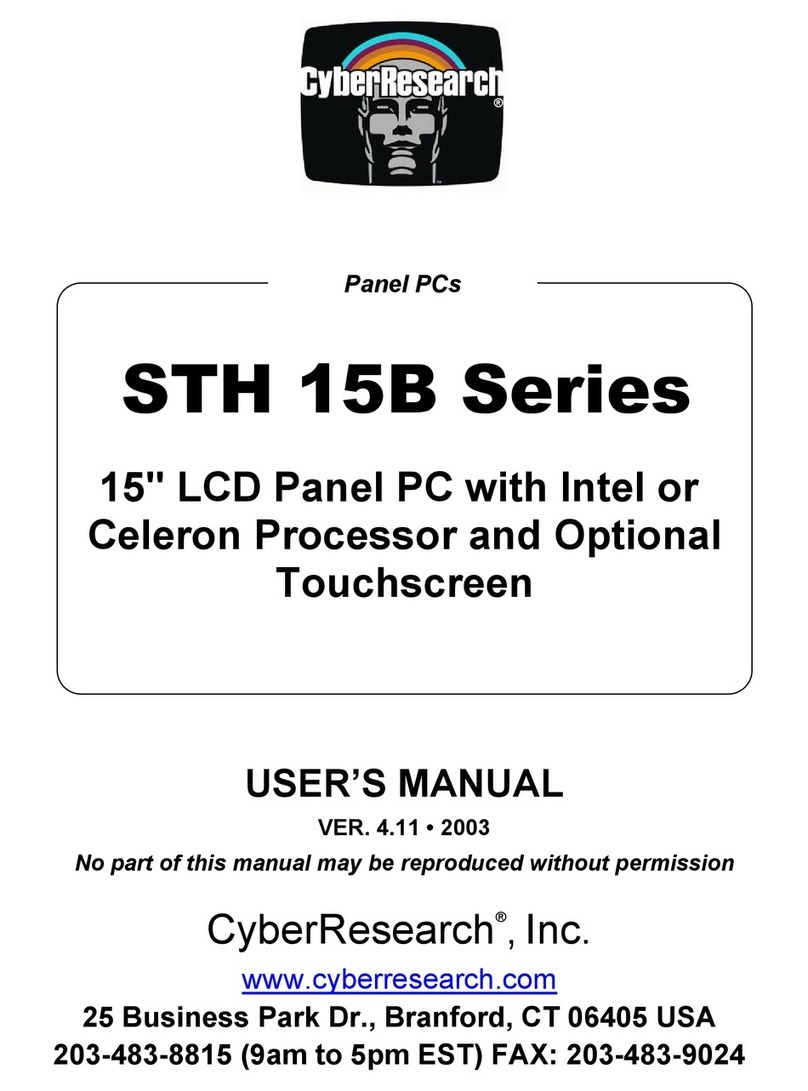 CyberResearch STH 15B Series User manual