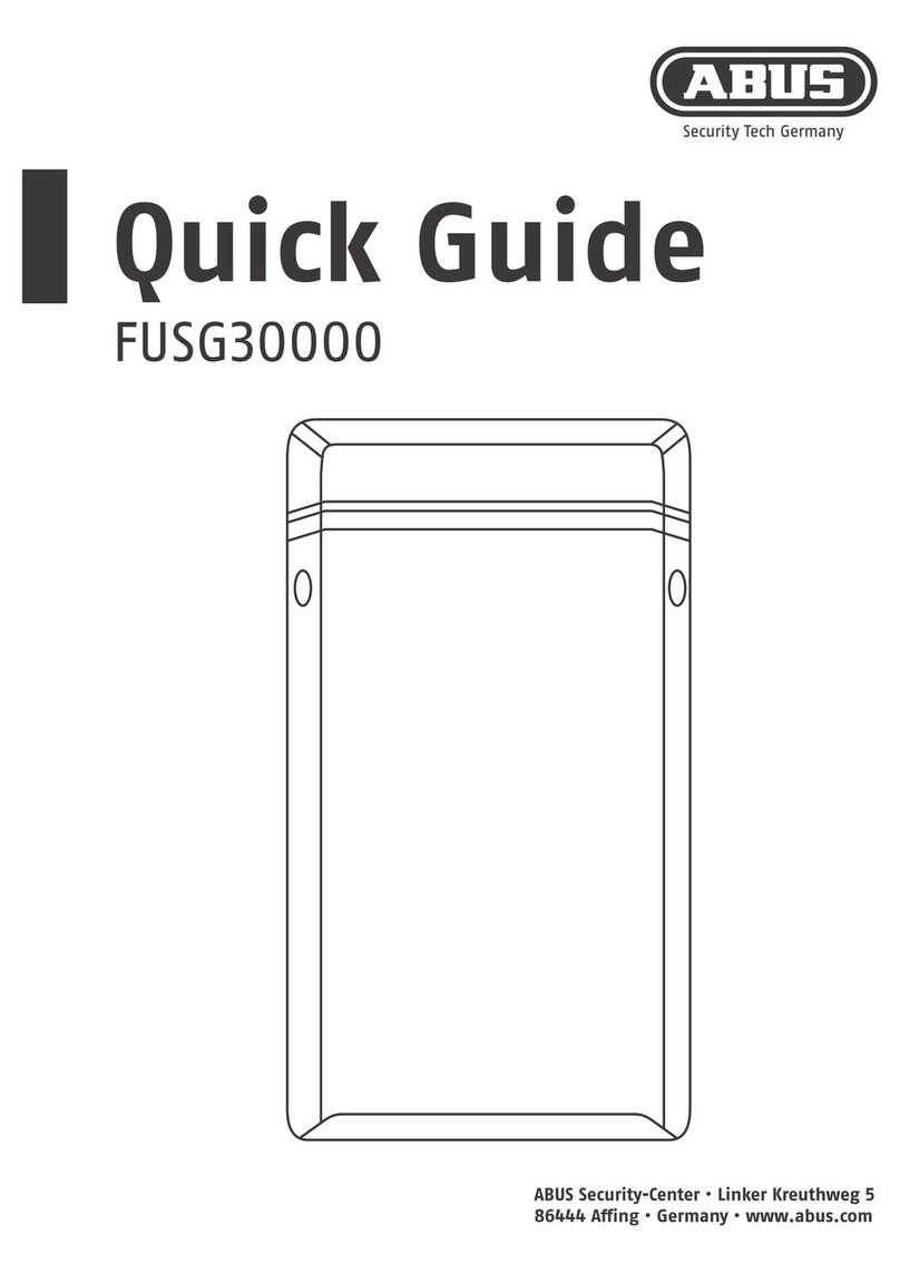 Abus FUSG30000 User manual Abus FUSG30000 User manual