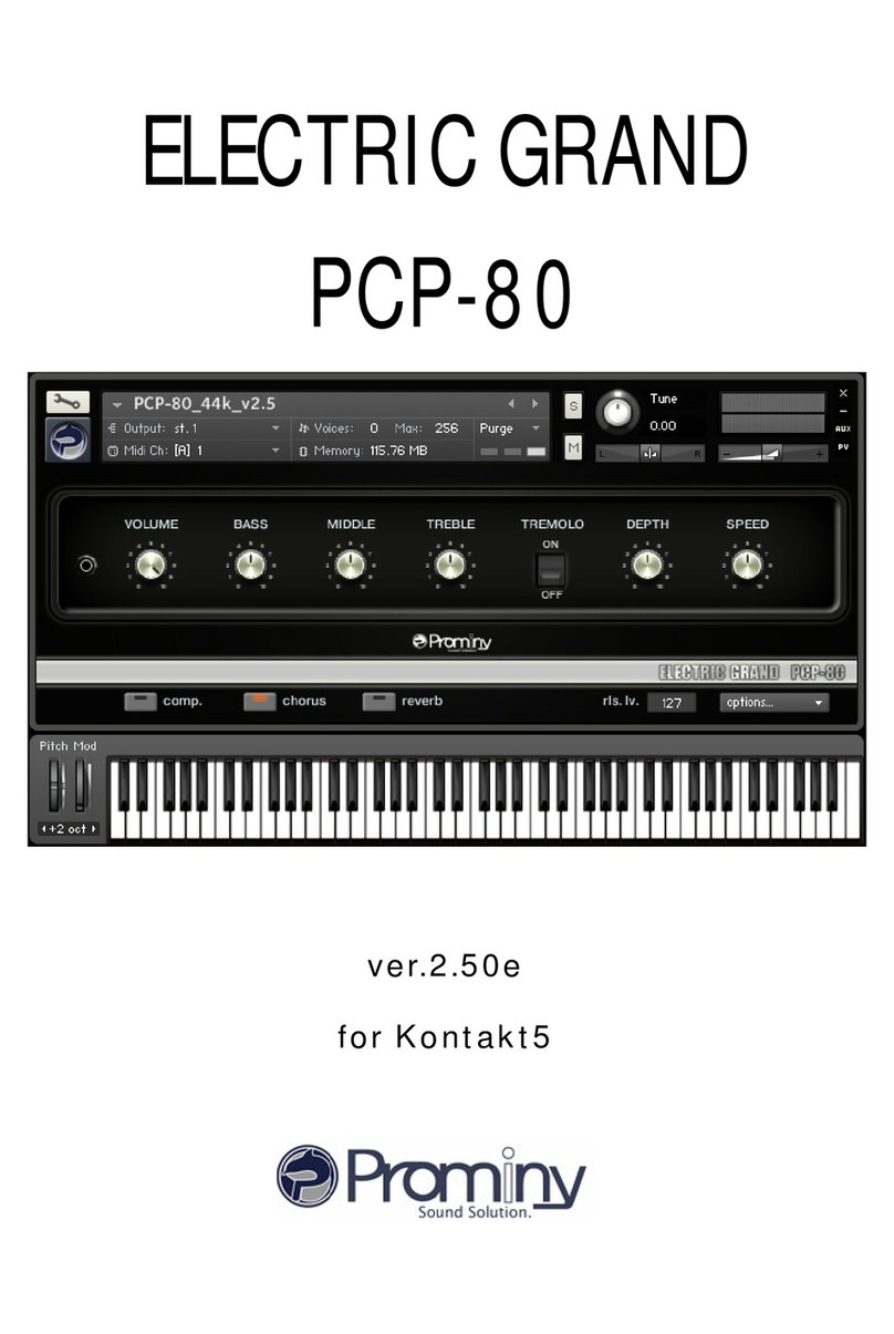 Prominy PCP-80 user manual