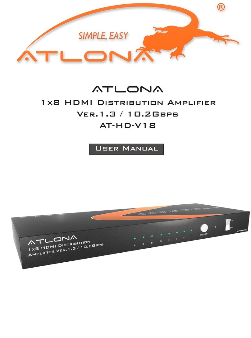 Atlona AT-HD-V18 User manual