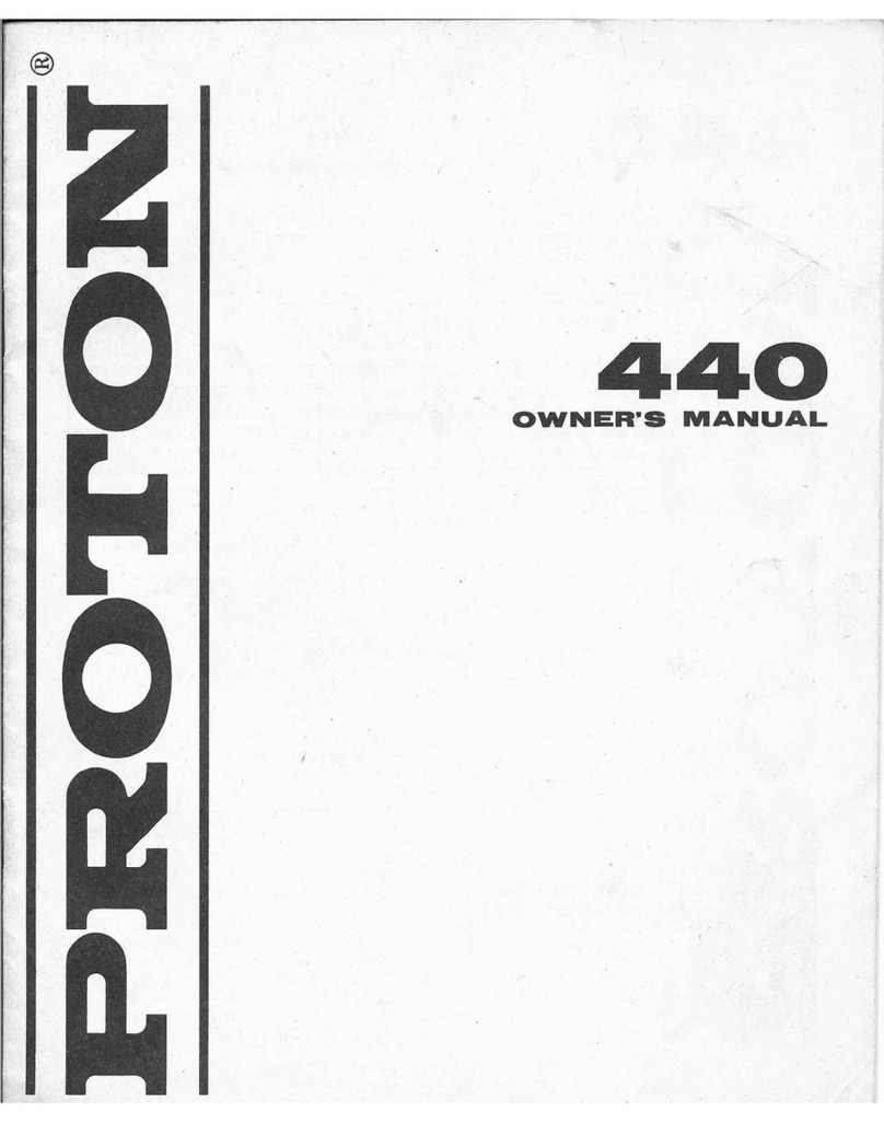 Proton 440 owner's manual