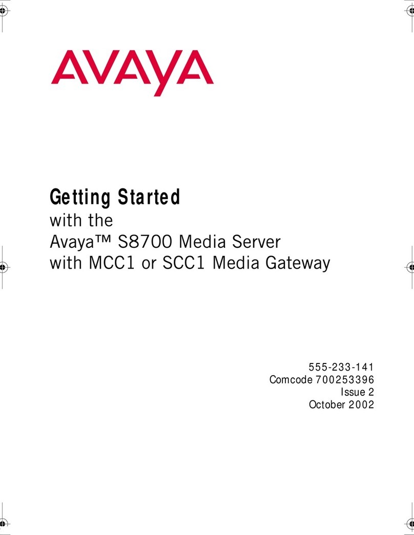 Avaya S8700 Series Getting started
