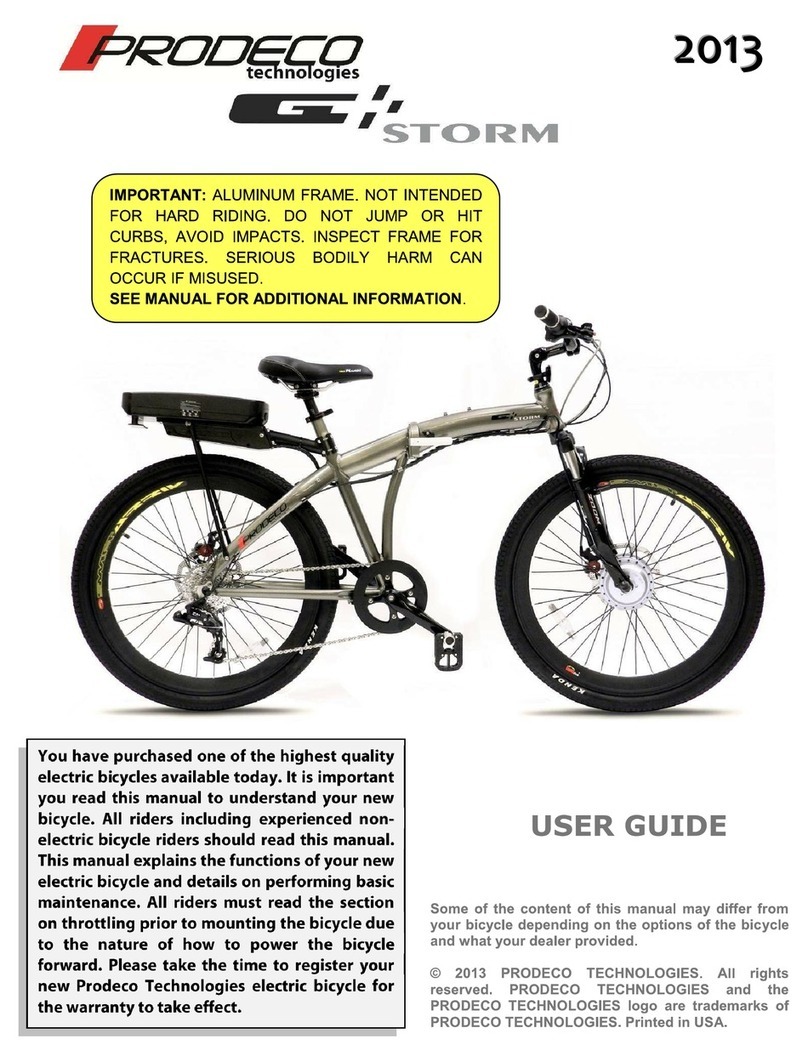 Prodeco Technologies Storm 2013 User manual Prodeco Technologies Storm 2013 User manual