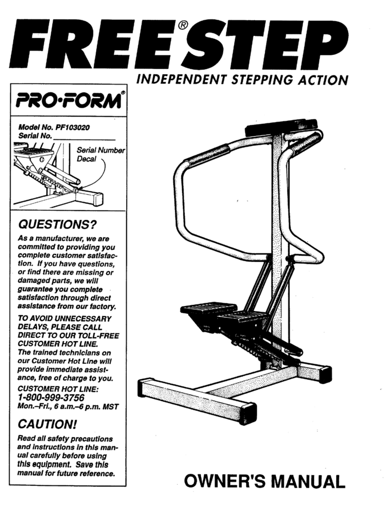 Pro-Form Free Step PF103020 User manual