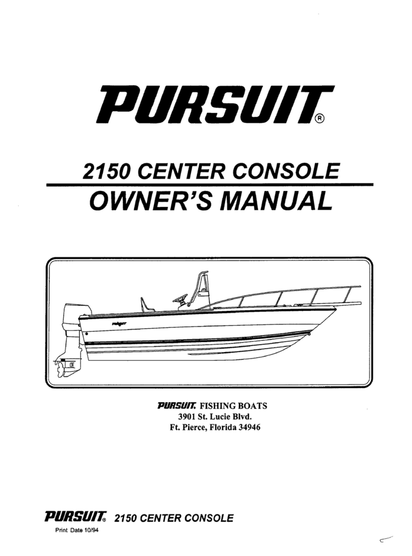 PURSUIT 1994 2150 Center Console owner's manual PURSUIT 1994 2150 Center Console owner's manual