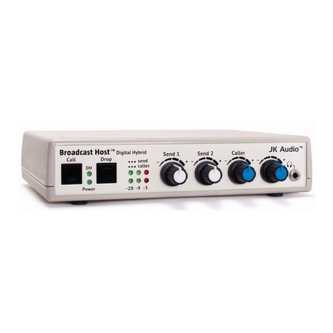 JK Audio Broadcast Host User manual