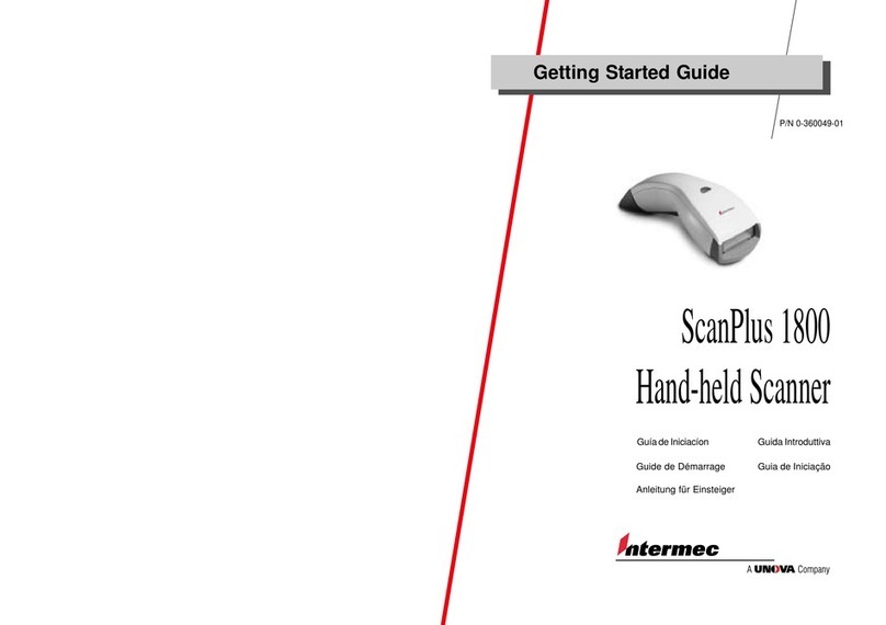 Intermec ScanPlus 1800 User manual