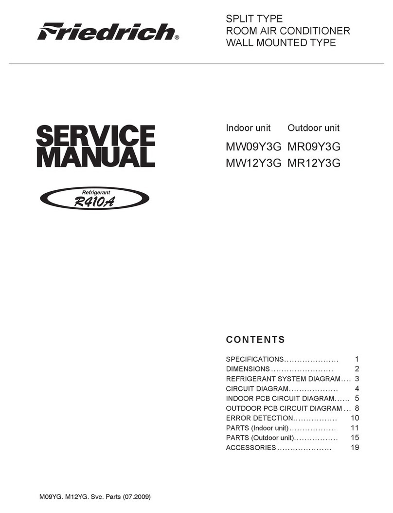 Friedrich MW09Y3G User manual