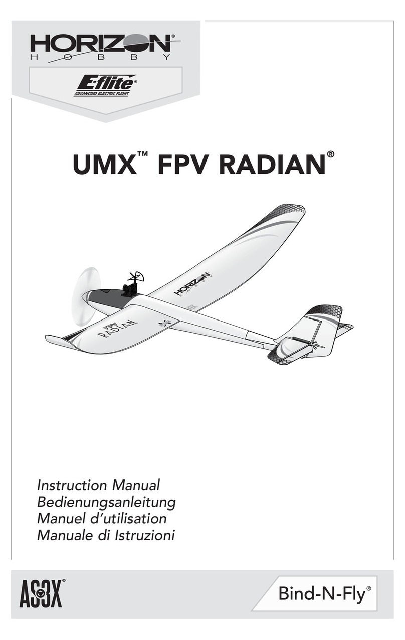 Horizon Hobby UMX FPV RADIAN instruction manual