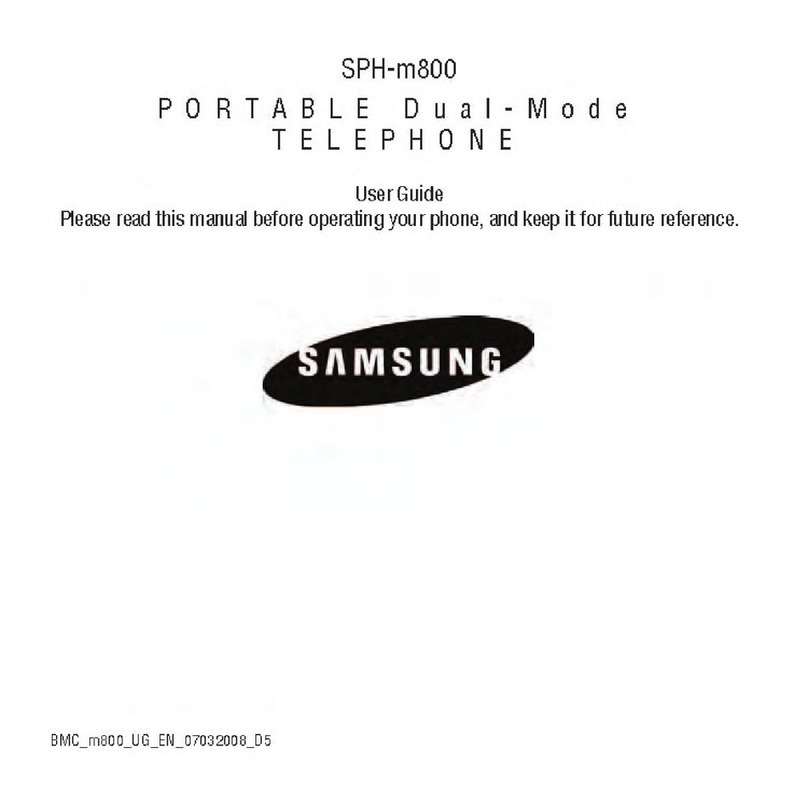 Samsung Instinct SPH-M800 user guide