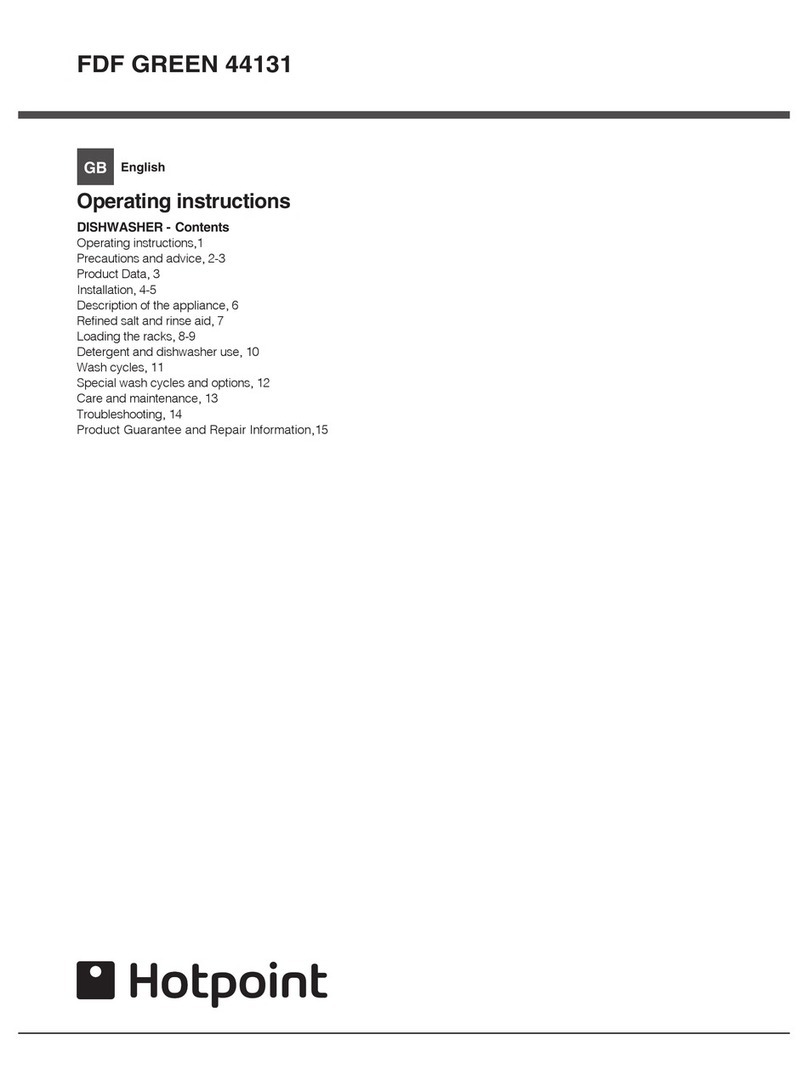 Hotpoint FDF GREEN 44131 User manual
