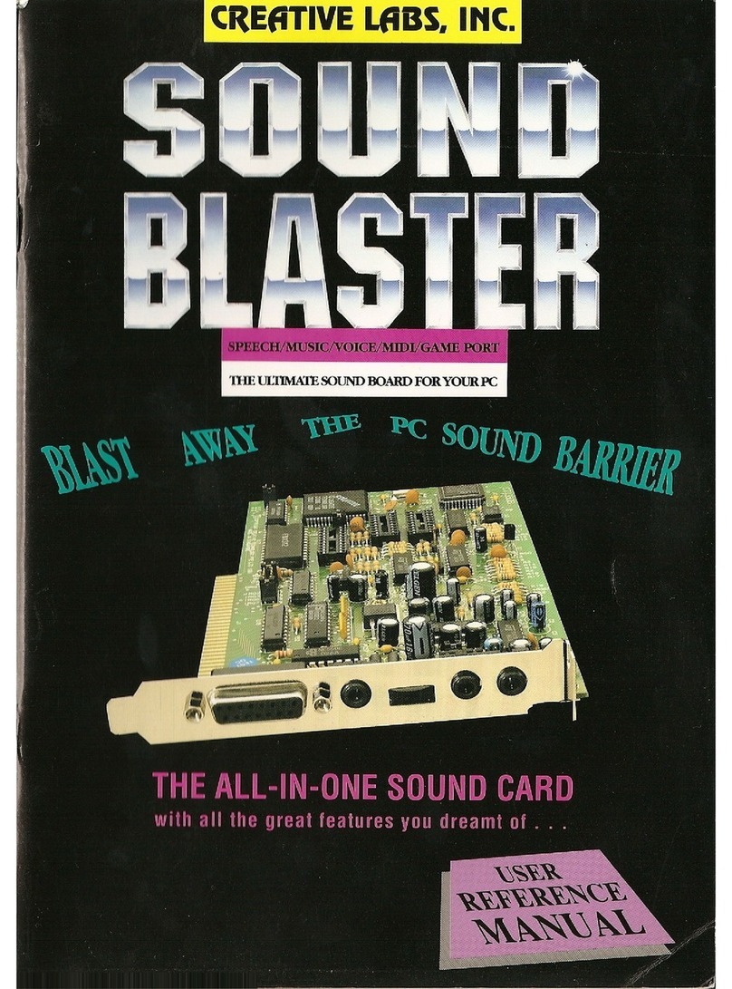 Creative Blaster Modem Reference manual