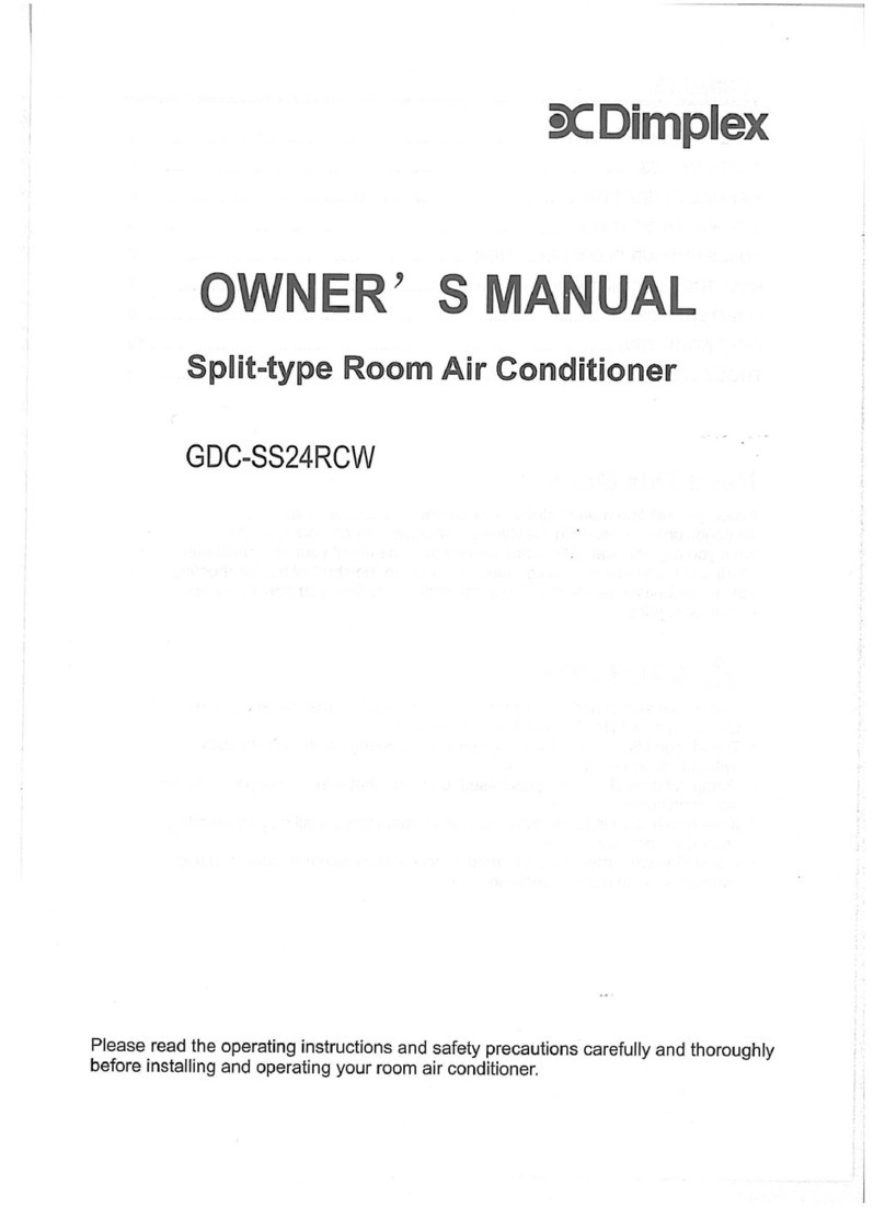 Dimplex GDC-SS24RCW User manual Dimplex GDC-SS24RCW User manual
