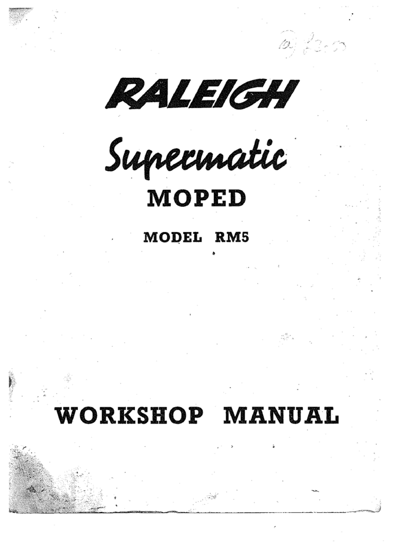 Raleigh Supermatic RM5 Instruction manual