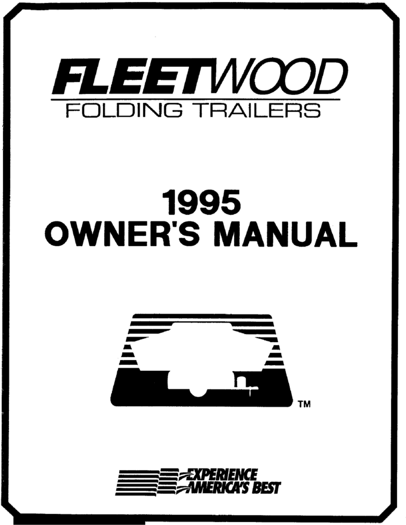 Fleetwood Folding Trailers 1995 Four Season Yosemite owner's manual Fleetwood Folding Trailers 1995 Four Season Yosemite owner's manual